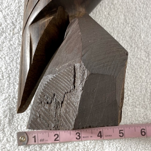 Vintage Handcrafted Hand Carved Wooden Bird Sculpture - Picture 9 of 10